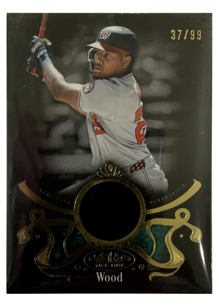2026 Topps Tier One Shadow Relics James Wood #SR-JW card