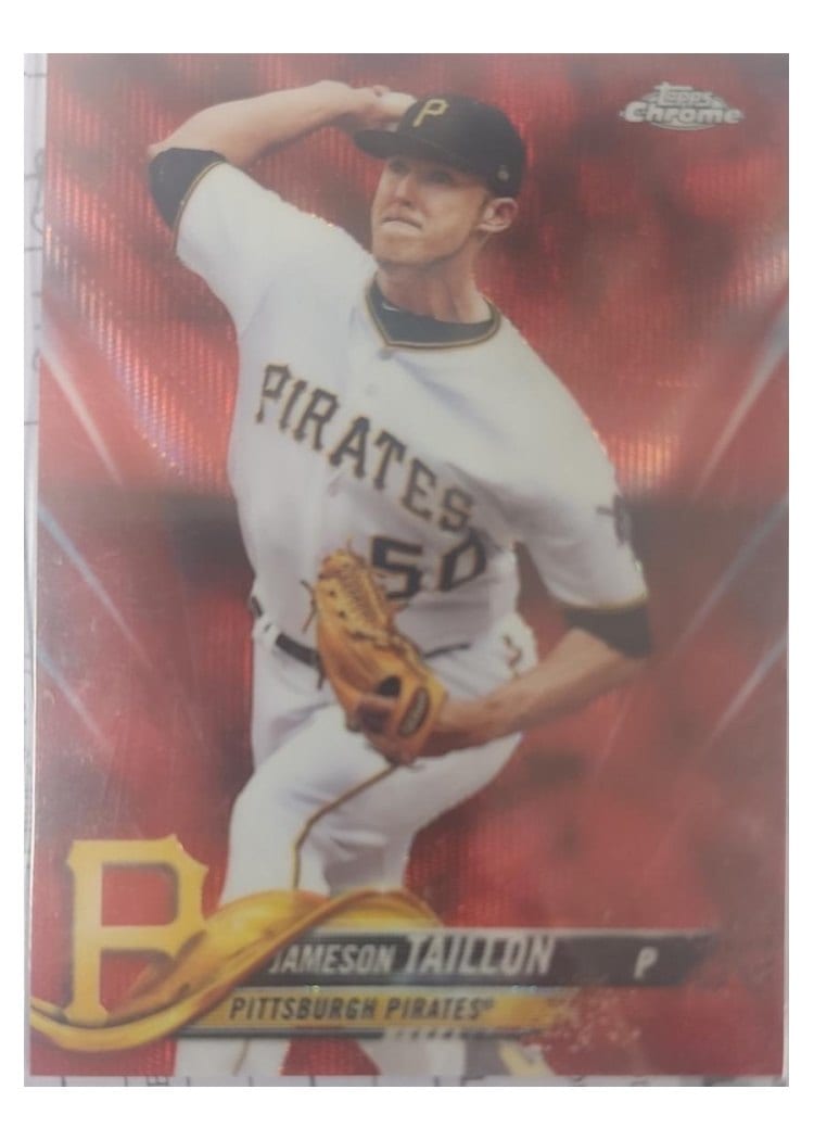 2018 Topps Chrome Base Set Jameson Taillon #75 card