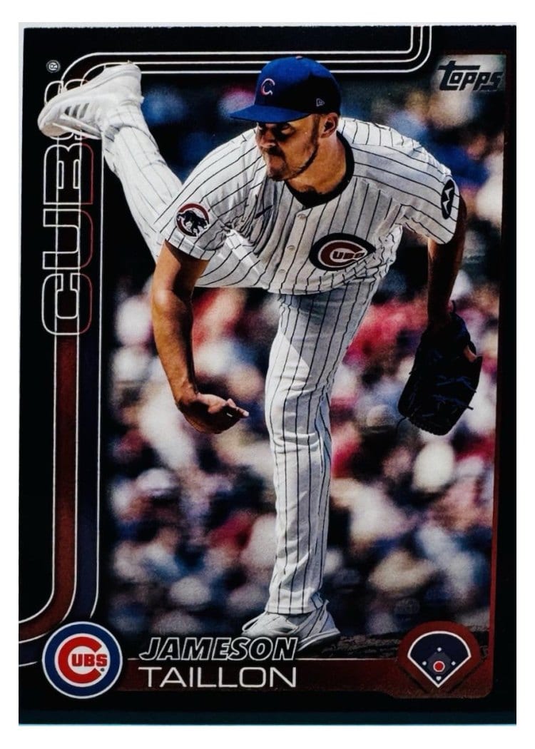2025 Topps Base Set Jameson Taillon Black #134 card