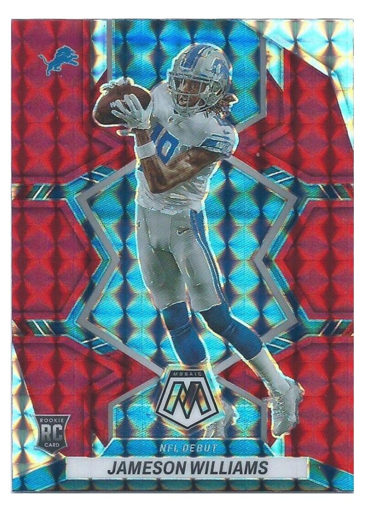 2022 Panini Mosaic Base Set Jameson Williams #278 card