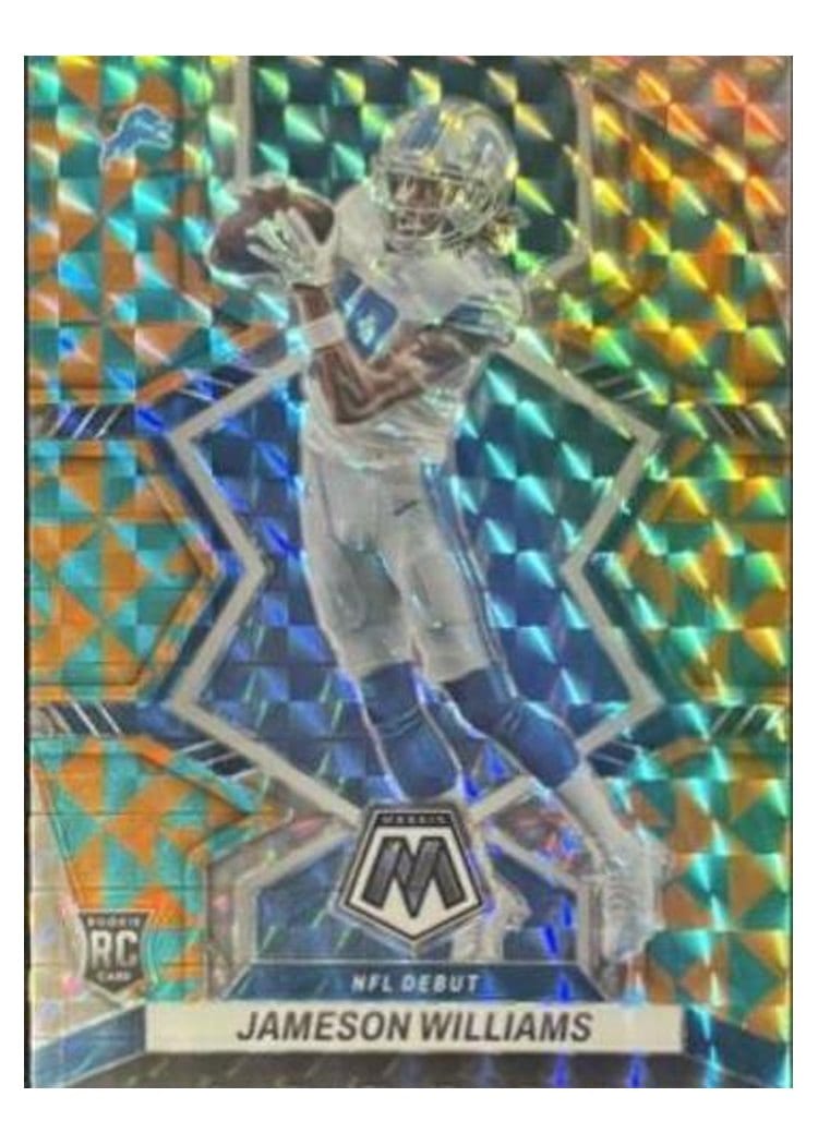 2022 Panini Mosaic Base Set Jameson Williams #278 card