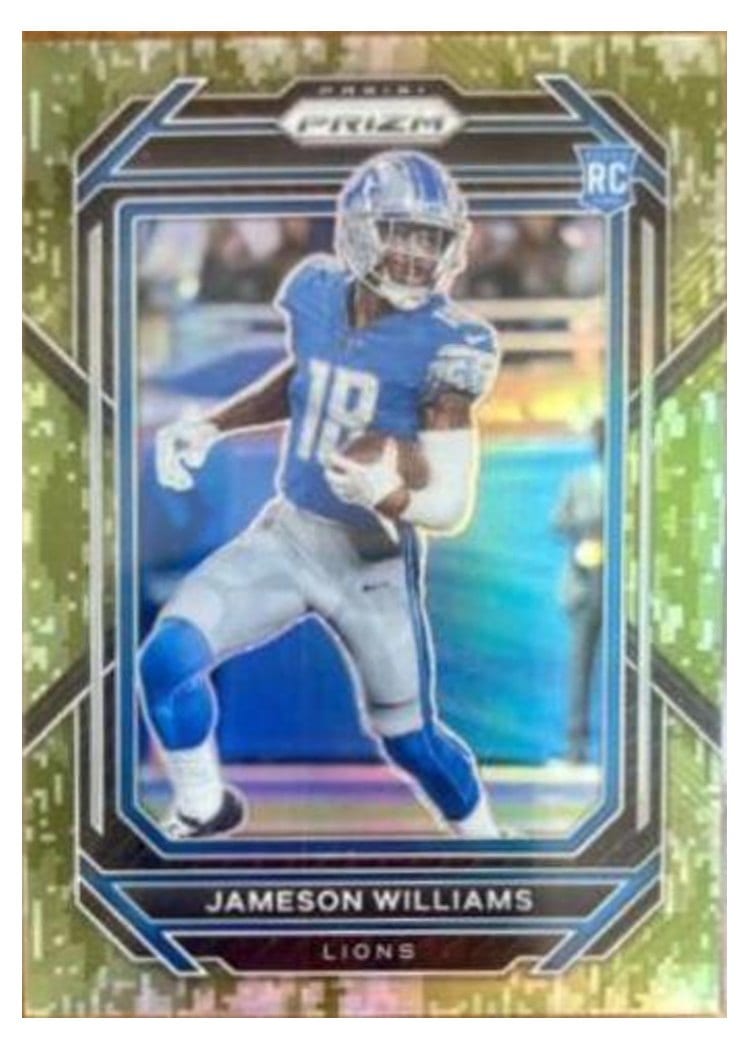 2022 Panini Prizm Base Set Jameson Williams #311 card