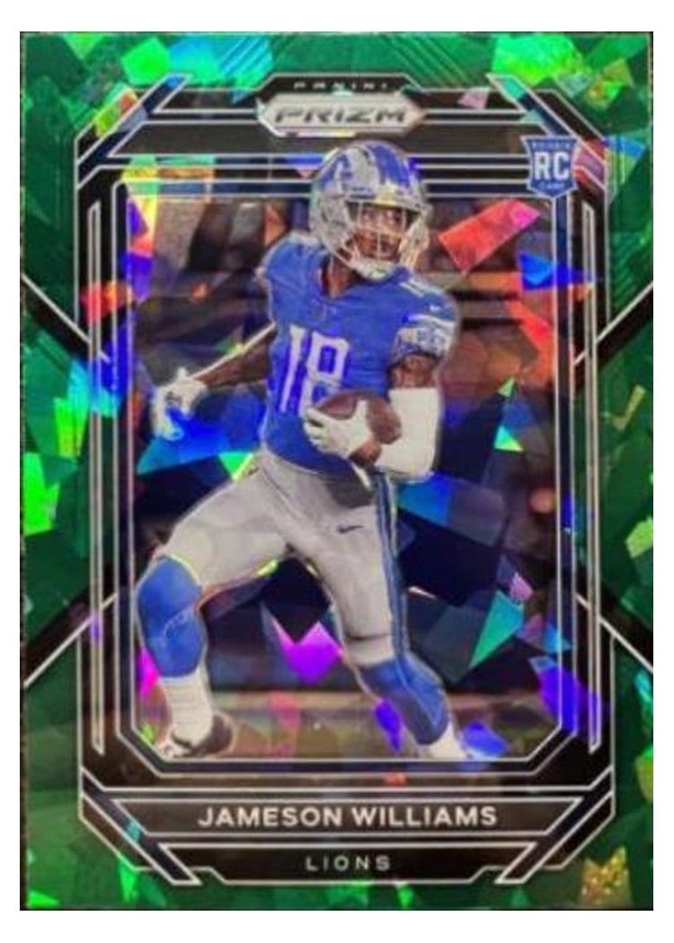 2022 Panini Prizm Base Set Jameson Williams #311 card
