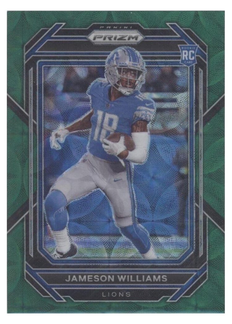 2022 Panini Prizm Base Set Jameson Williams #311 card