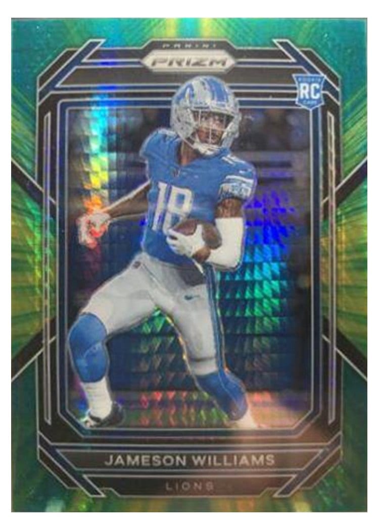 2022 Panini Prizm Base Set Jameson Williams #311 card