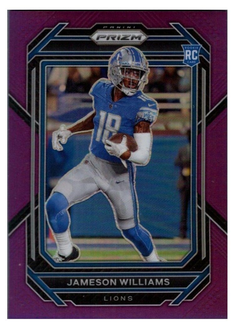 2022 Panini Prizm Base Set Jameson Williams #311 card