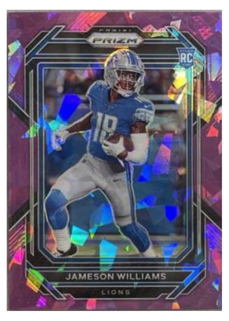 2022 Panini Prizm Base Set Jameson Williams #311 card