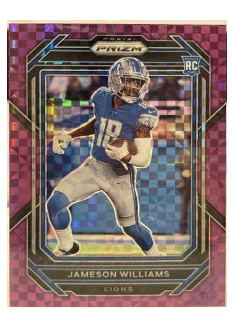 2022 Panini Prizm Base Set Jameson Williams #311 card