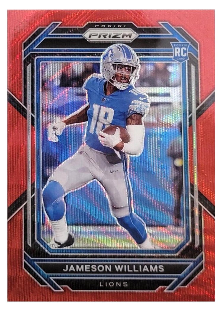2022 Panini Prizm Base Set Jameson Williams #311 card
