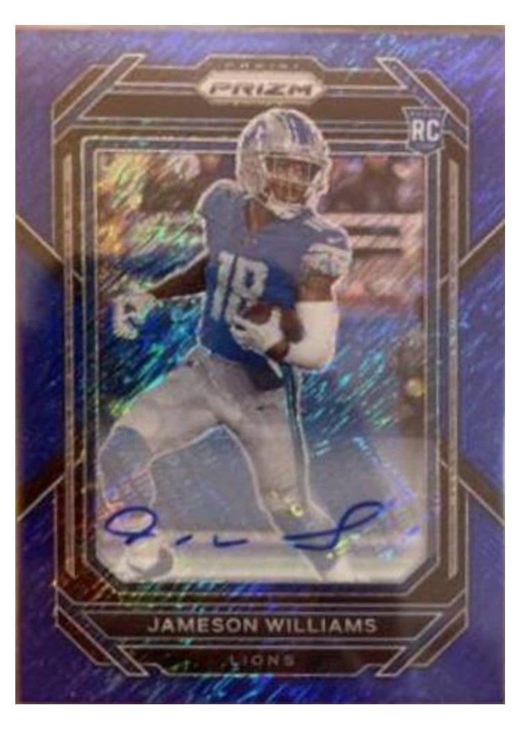 2022 Panini Prizm Base Set Jameson Williams #311 card