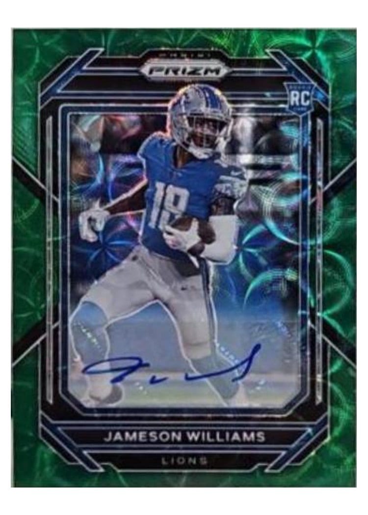 2022 Panini Prizm Base Set Jameson Williams #311 card