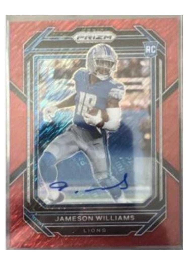 2022 Panini Prizm Base Set Jameson Williams #311 card