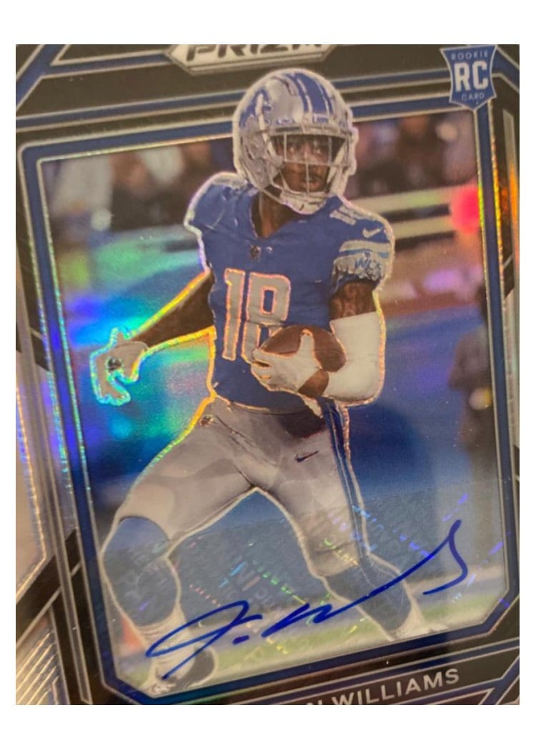2022 Panini Prizm Base Set Jameson Williams #311 card