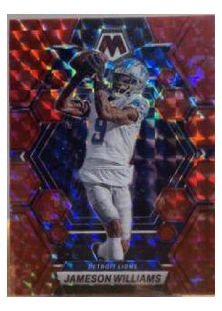 2023 Panini Mosaic Base Set Jameson Williams #187 card