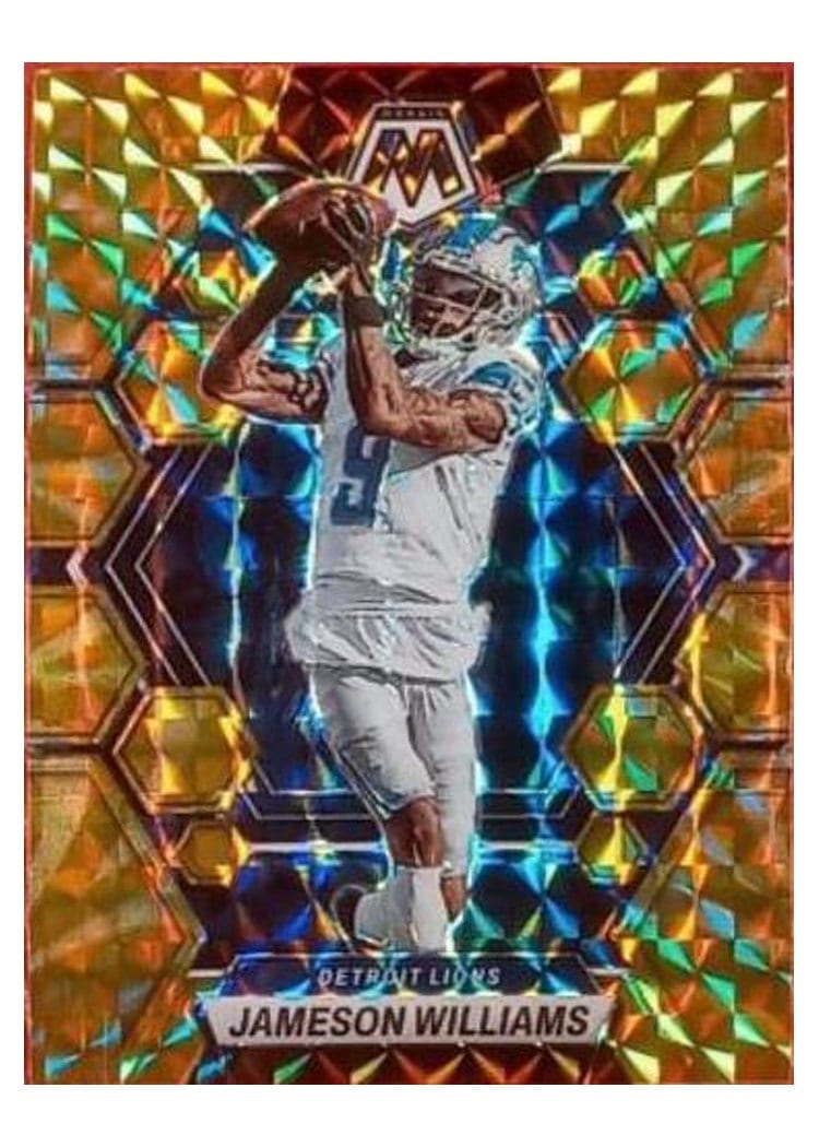 2023 Panini Mosaic Base Set Jameson Williams #187 card