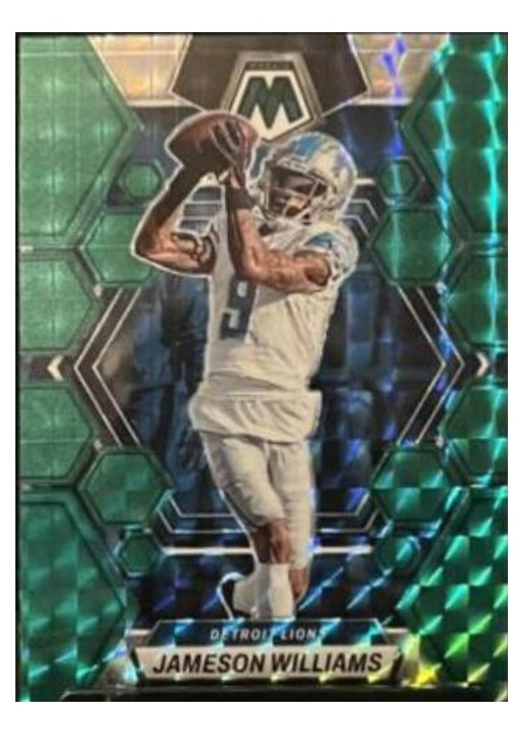 2023 Panini Mosaic Base Set Jameson Williams #187 card