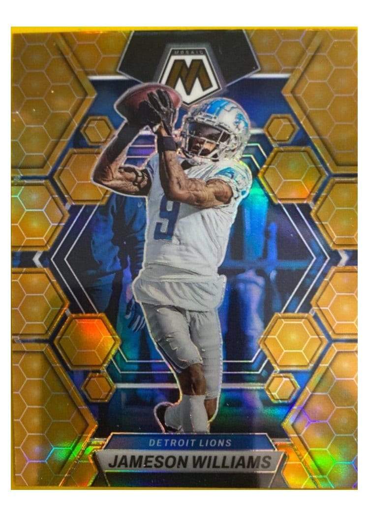 2023 Panini Mosaic Base Set Jameson Williams #187 card