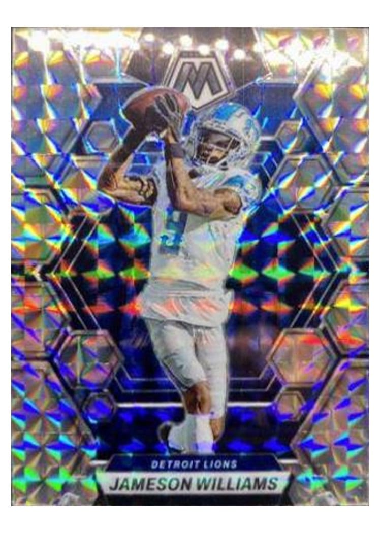 2023 Panini Mosaic Base Set Jameson Williams Mosaic #187 card