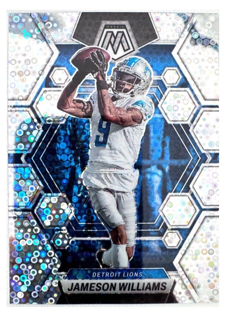 2023 Panini Mosaic Base Set Jameson Williams #187 card