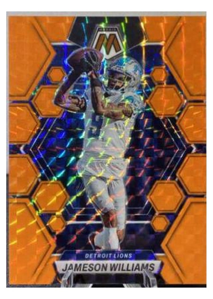2023 Panini Mosaic Base Set Jameson Williams #187 card