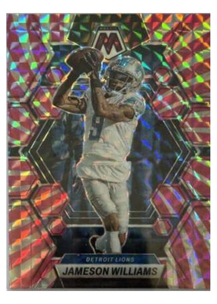 2023 Panini Mosaic Base Set Jameson Williams #187 card