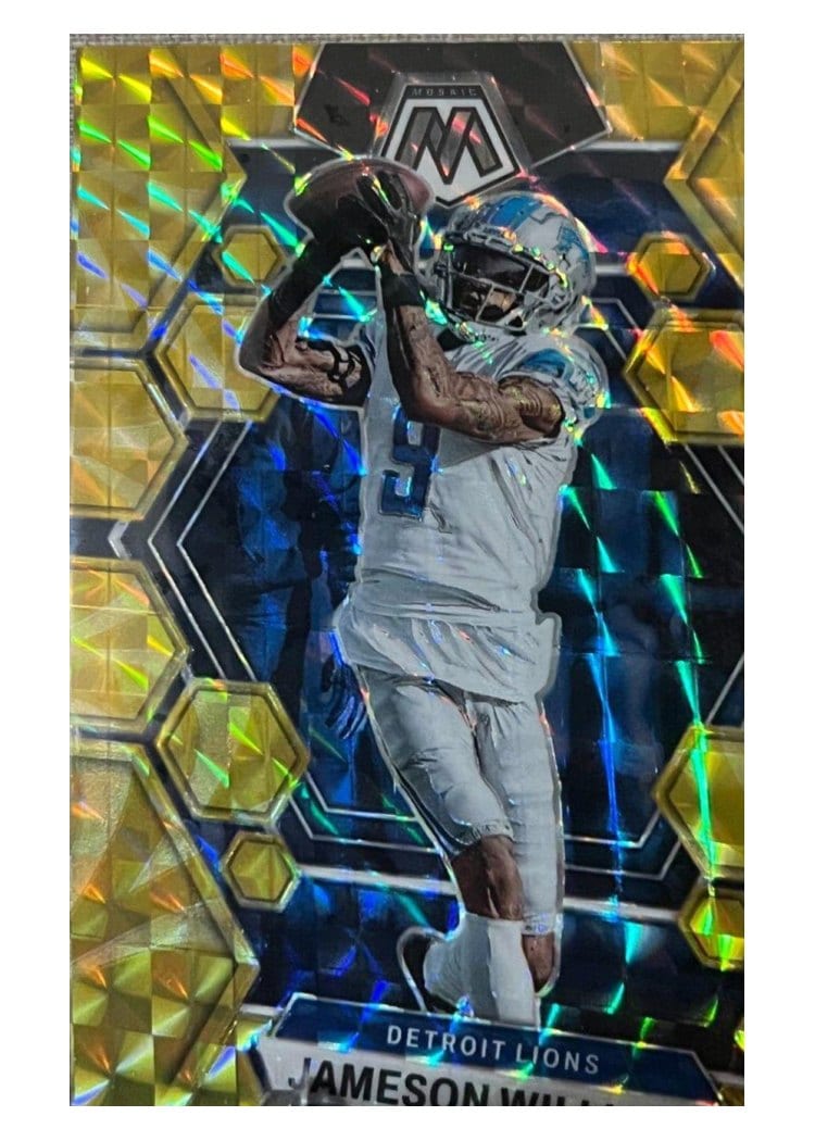 2023 Panini Mosaic Base Set Jameson Williams #187 card