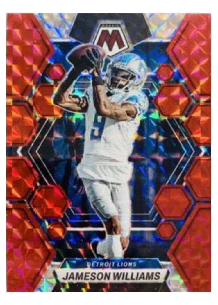 2023 Panini Mosaic Base Set Jameson Williams #187 card