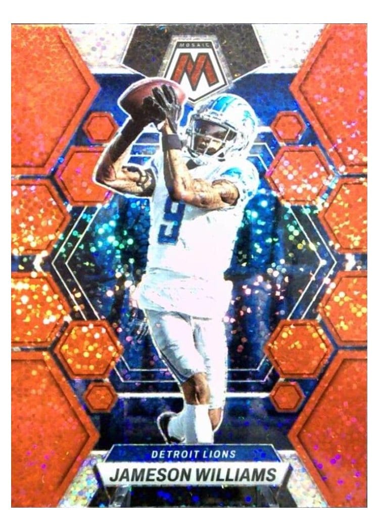 2023 Panini Mosaic Base Set Jameson Williams #187 card