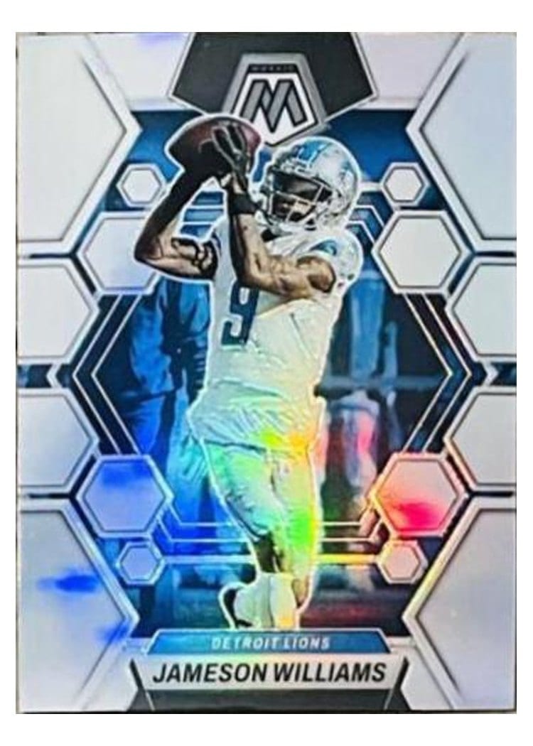 2023 Panini Mosaic Base Set Jameson Williams #187 card