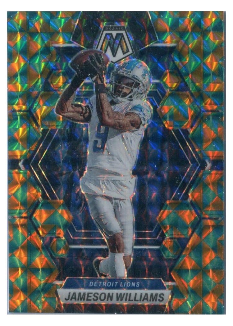 2023 Panini Mosaic Base Set Jameson Williams #187 card