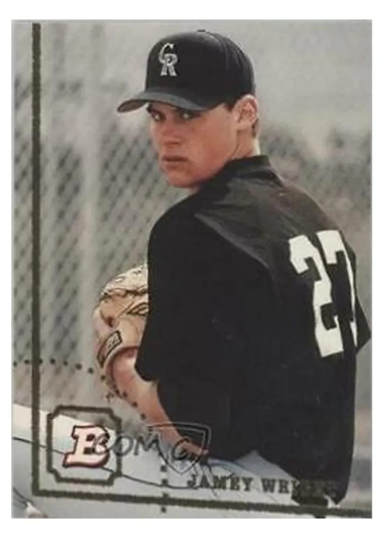 1994 Bowman Jamey Wright #58 card