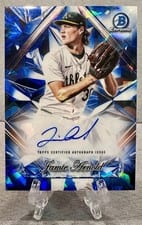 2025 Bowman Draft Sapphire Sapphire Selections Autographs Jamie Arnold #SSA-JA card