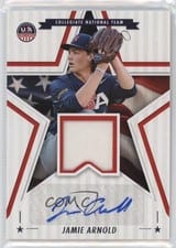 2025 Panini Stars & Stripes Signature Materials Jamie Arnold #SSM-JA
