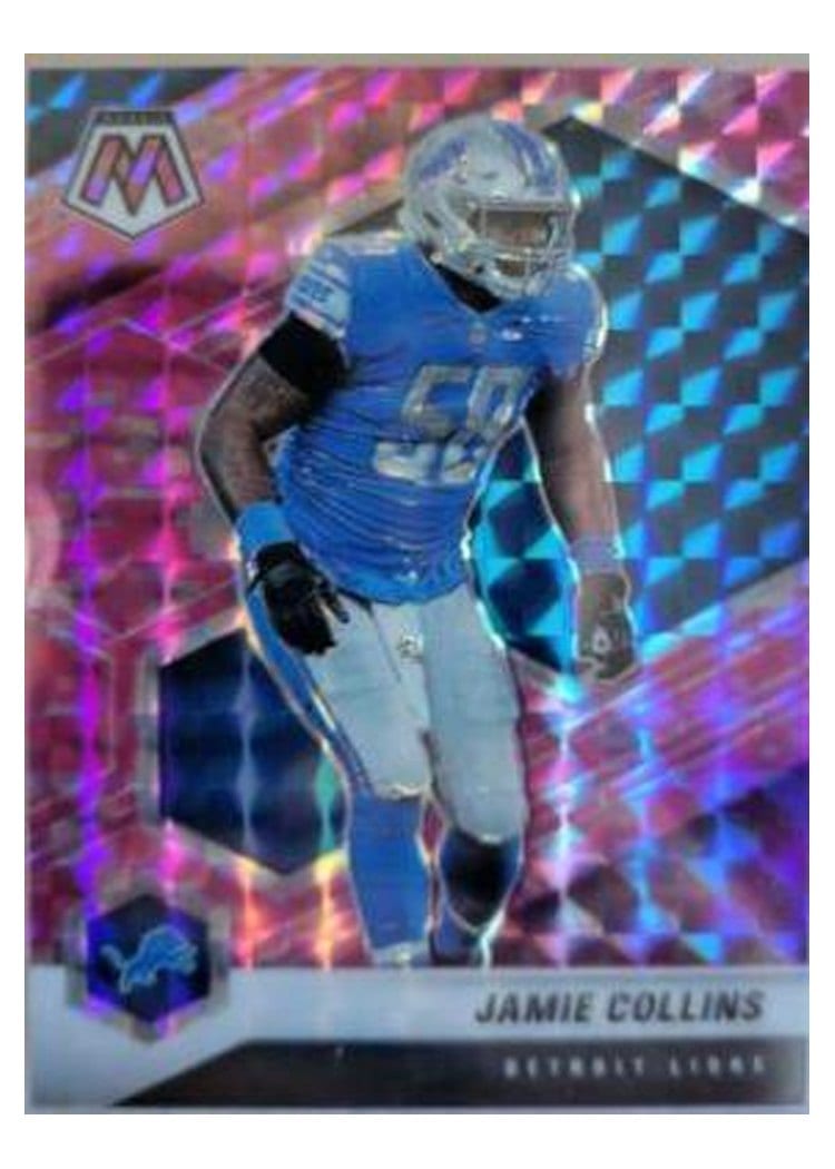 2021 Panini Mosaic Base Set Jamie Collins Camo Pink Mosaic #78 card