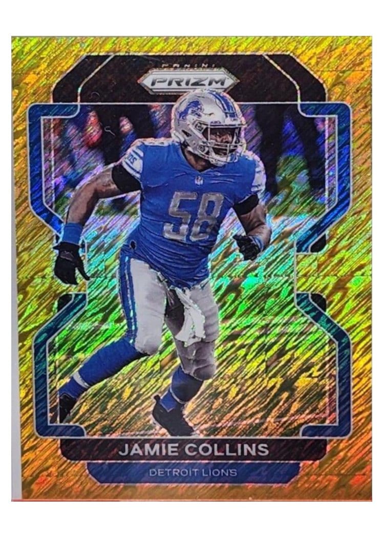 2021 Panini Prizm Base Set Jamie Collins Gold Shimmer #152