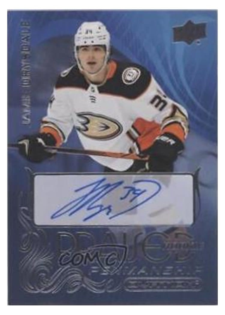 2021-22 Upper Deck Ovation Praised Rookie Penmanship Jamie Drysdale #PRP-JD card