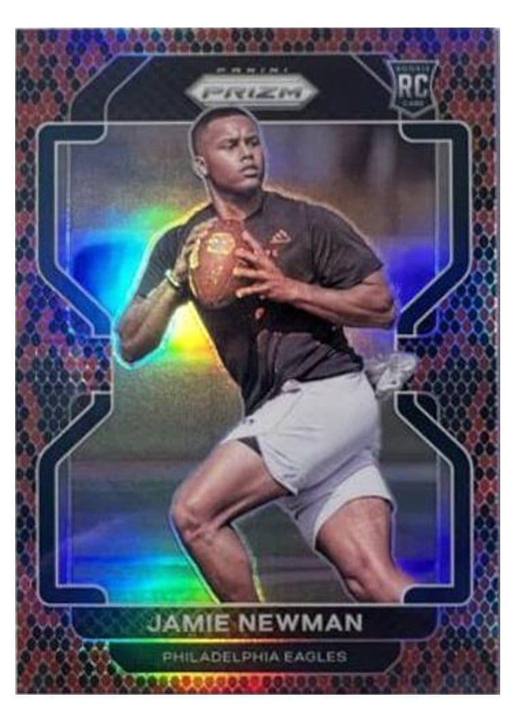 2021 Panini Prizm Base Set Jamie Newman Snakeskin Prizm #397 card