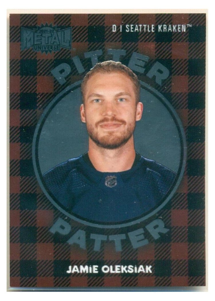 2021-22 SkyBox Metal Universe Pitter Patter Jamie Oleksiak #PP-10 card