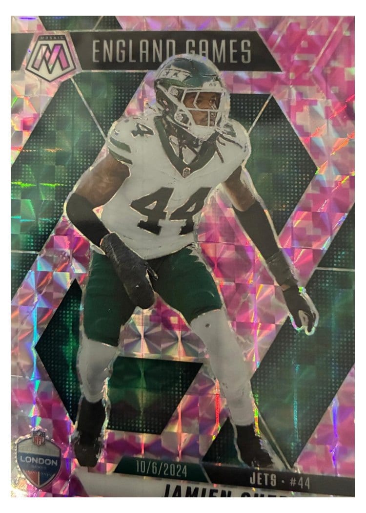 2025 Panini Mosaic Base Set Jamien Sherwood Camo Pink #270 card