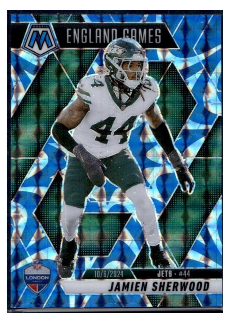 2025 Panini Mosaic Base Set Jamien Sherwood Reactive Blue #270 card