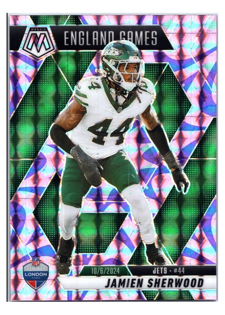 2025 Panini Mosaic Base Set Jamien Sherwood Reactive Purple #270 card
