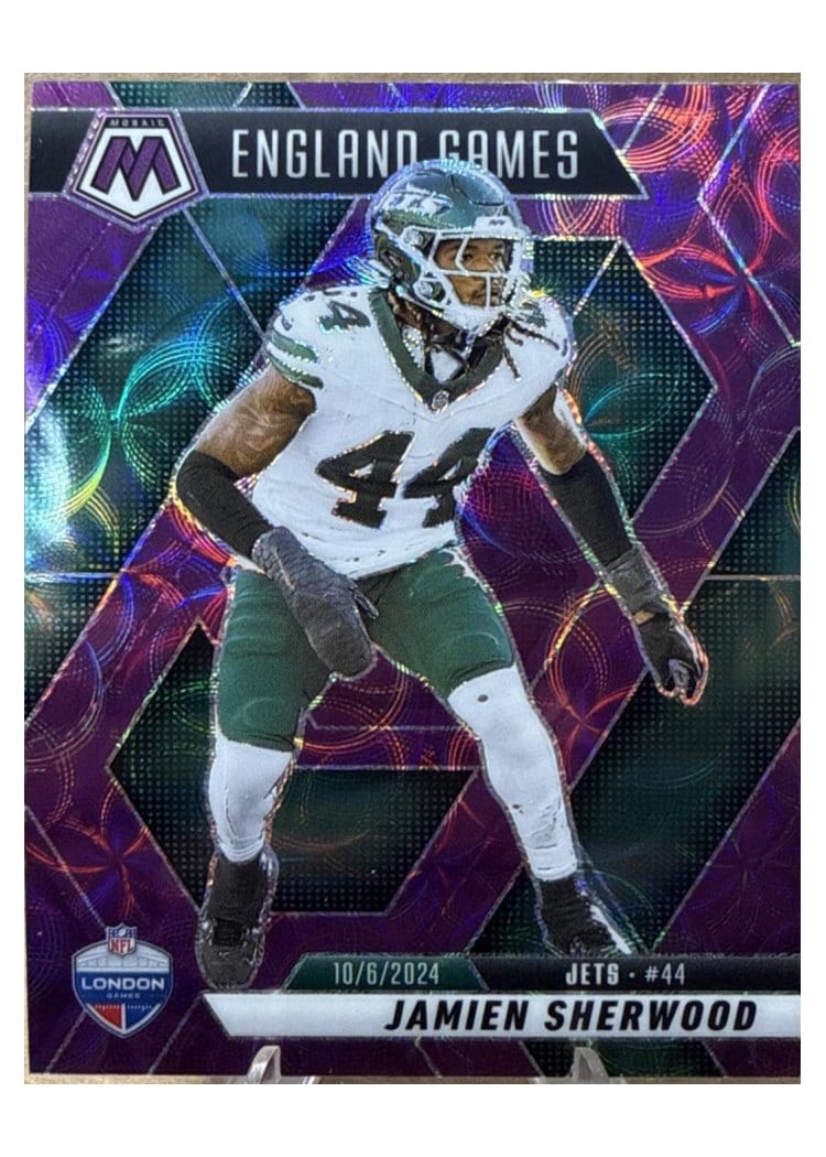2025 Panini Mosaic Base Set Jamien Sherwood Purple Scope #270 card