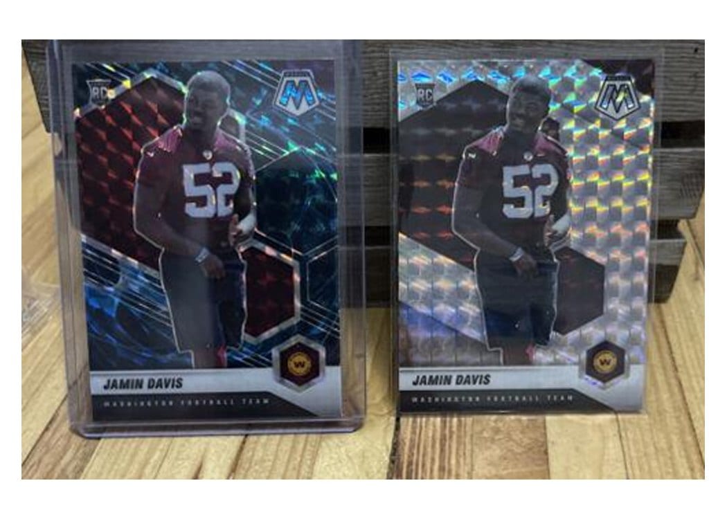 2021 Panini Mosaic Base Set Jamin Davis #364 card