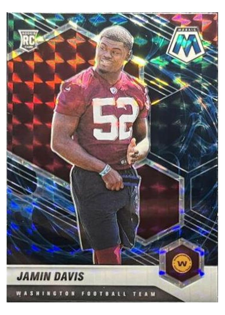 2021 Panini Mosaic Base Set Jamin Davis #364 card