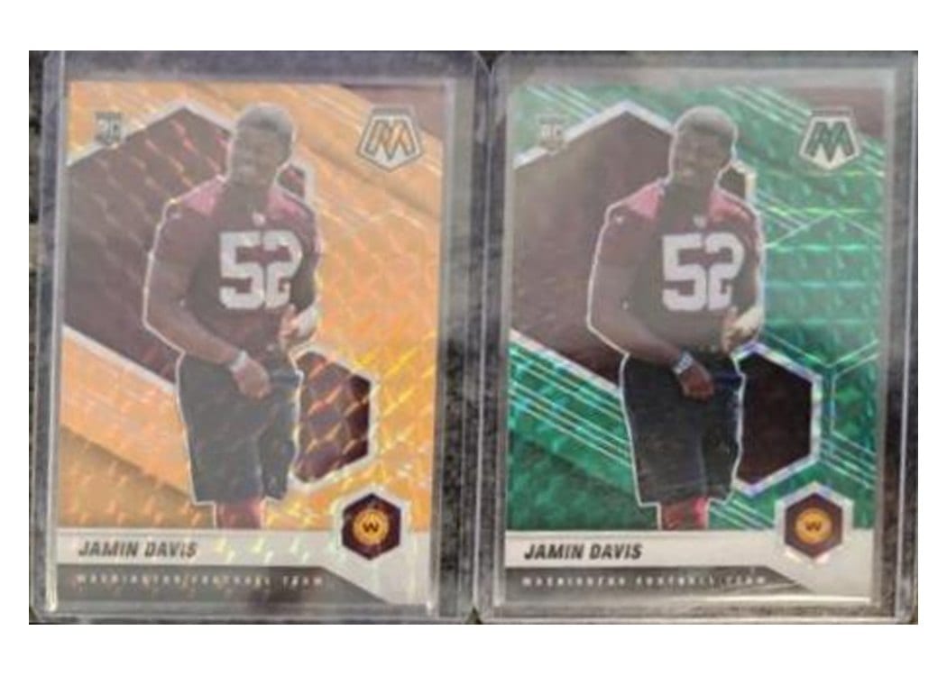 2021 Panini Mosaic Base Set Jamin Davis #364 card