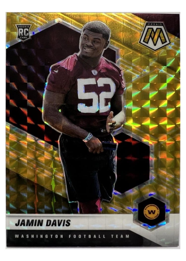 2021 Panini Mosaic Base Set Jamin Davis #364 card