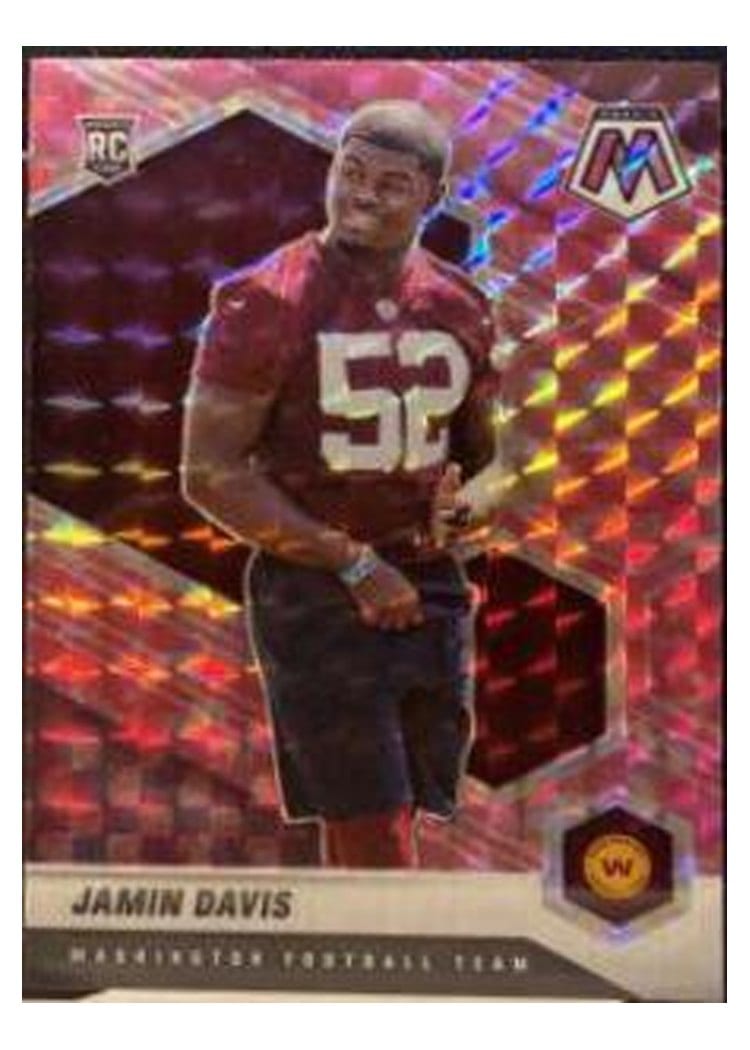2021 Panini Mosaic Base Set Jamin Davis #364 card