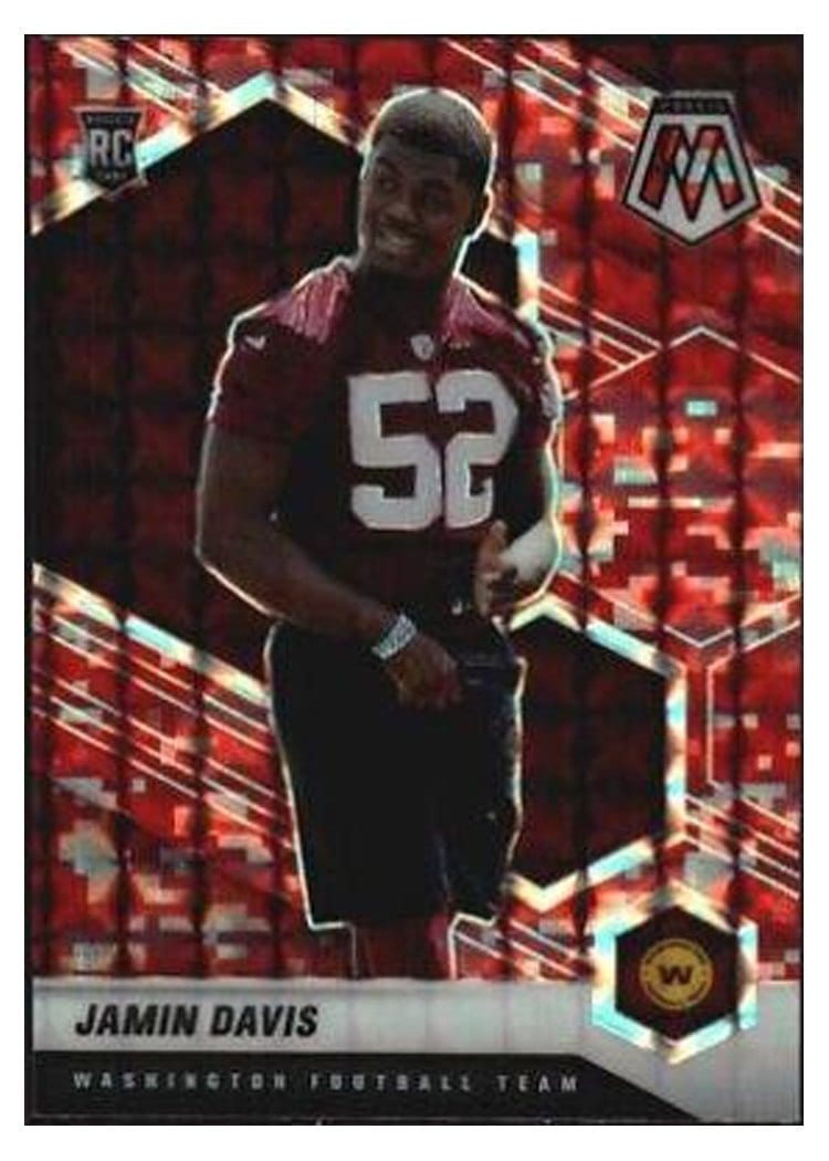 2021 Panini Mosaic Base Set Jamin Davis #364 card