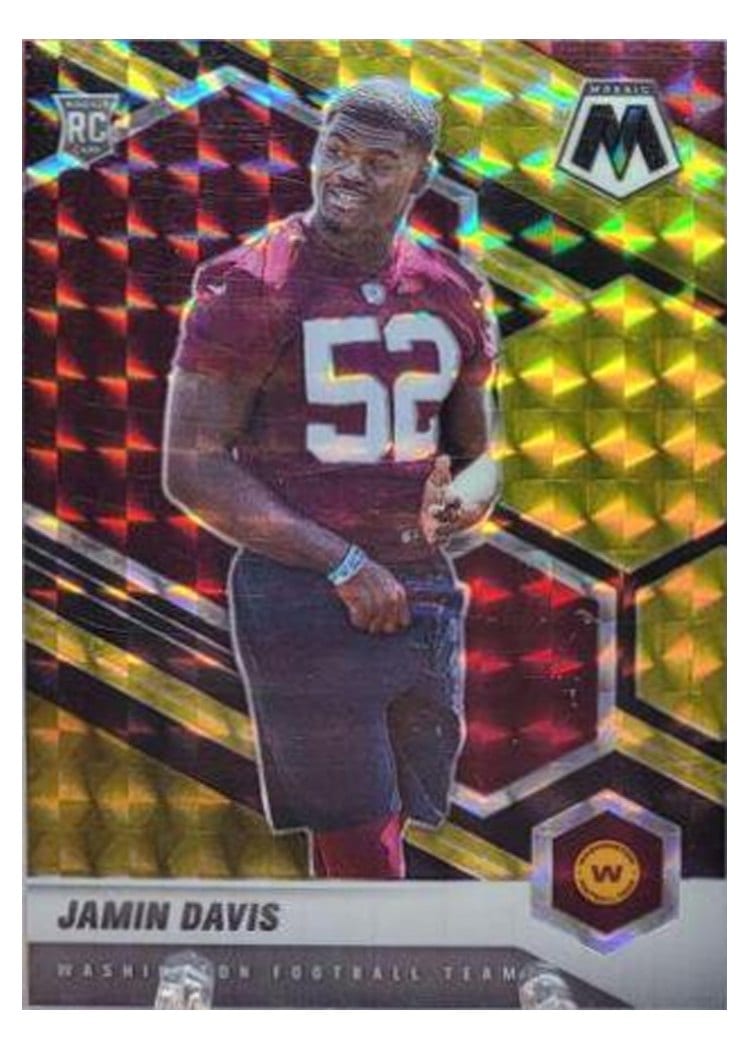 2021 Panini Mosaic Base Set Jamin Davis #364 card