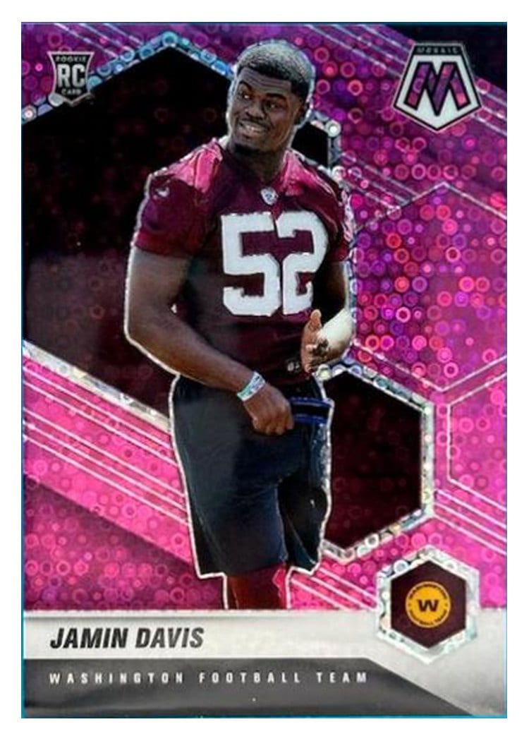 2021 Panini Mosaic Base Set Jamin Davis #364 card